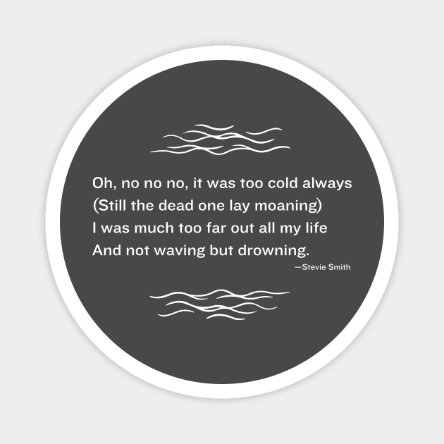 Stevie Smith Magnet by WriterHQ